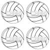 24 Pack Volleyball Lip Balm for Volleyball Theme Party Bulk Gifts,Beeswax Moisturizing Lip balm,Vanilla Flavor Plumping Chapstick for Volleyball Cheerleader Team Girls kids Men Women Sports Lovers view 1