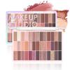 39 Color Nude Neutral Eyeshadow Palette with Matte Shimmer and Glitter Eyeshadow Cool and Warm Tones for Smokey and Natural Looks Long Wear Blendable Makeup Set for Beginners and Pros (#02) view 1