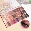 39 Color Nude Neutral Eyeshadow Palette with Matte Shimmer and Glitter Eyeshadow Cool and Warm Tones for Smokey and Natural Looks Long Wear Blendable Makeup Set for Beginners and Pros (#02) view 3
