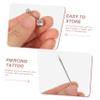 BESPORTBLE Stainless Steel Nose Piercing Kit with Septum and Ear Charms Creative Body Jewelry for Women Hypoallergenic Nose Rings and Studs for Daily Wear and Gift view 2