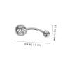 BESPORTBLE Stainless Steel Nose Piercing Kit with Septum and Ear Charms Creative Body Jewelry for Women Hypoallergenic Nose Rings and Studs for Daily Wear and Gift view 3