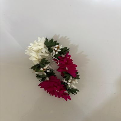 Mogra Gajra Hair Accessories for Women  Artificial Flower Gajra string, Multicolor Floral Hair Bun Juda for Wedding, Party & Traditional Wear