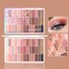 39 Color Nude Neutral Eyeshadow Palette with Matte Shimmer and Glitter Eyeshadow Cool and Warm Tones for Smokey and Natural Looks Long Wear Blendable Makeup Set for Beginners and Pros (#01) view 2