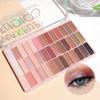 39 Color Nude Neutral Eyeshadow Palette with Matte Shimmer and Glitter Eyeshadow Cool and Warm Tones for Smokey and Natural Looks Long Wear Blendable Makeup Set for Beginners and Pros (#01) view 3