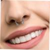 Beaupretty Stainless Steel Body Piercing Kit with Delicate Nose Rings and Ear Studs Body Jewelry with Piercing Tool for Nose Lip Ear to Use view 2