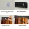 Hair Extension Hanger and Holder for Styling, Washing, Drying, and Braiding, Stainless Steel Extension Holder Organizer with Suction Cups Adhesive view 3