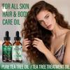 AKBAN Tea Tree Essential Oil & Tea Tree Hair Treatment Oil  100% Pure & Natural  Ideal for Hair, Skin, Nails, Diffuser Aromatherapy & DIY Soap Making Scent - 2 FL.OZ*2 view 2
