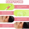 180PCS Earring Hole Cleaner Floss, Ear Piercing Floss, Earring Holes Cleaner Flosses, Ear Holes Piercing Cleaners, Disposable Piercings Hole Cleaners for Women Men(Pink) view 3
