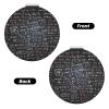 Small Pocket Compact Mirror 1x/2x Magnifying Pu Leather Makeup Mirrors Math Formula Portable Pocket Mirror for Women Girls view 2