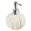 1PC Pumpkin Soap Dispenser, Ceramic Halloween Soap Dispenser with Pump, Refillable Empty Lotion Bottles for Kitchen Bathroom.. view 1