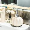 1PC Pumpkin Soap Dispenser, Ceramic Halloween Soap Dispenser with Pump, Refillable Empty Lotion Bottles for Kitchen Bathroom.. view 2