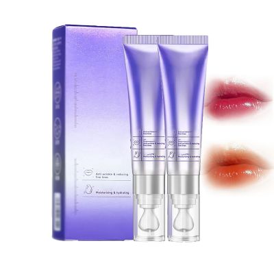 Plumping & Anti-Wrinkle Hydrating Lip Serum, 2pcs Color-changing Lip Plumper Serum (Lips Care Serums) (Glossy Mask Plumping Hydrating) Increase Lips Elasticity (01#+02#)