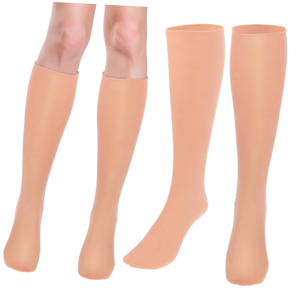 Baluue Sebs Long Moisturizing Foot Care Socks for Women and Hydrate Dry Cracked Heels Soft Exfoliating Cover for Smooth Flexible Skin Comfortable Elastic