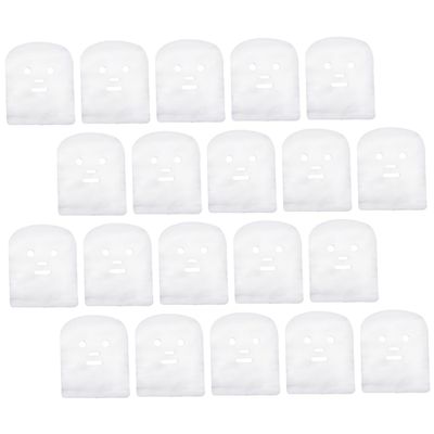 Baluue 100pcs Disposable Face Gauze Mask Sheets for Facial Thin Moisturizing Facial Mask Pads Enhance Skin Absorption Hydrate and Firm Skin Reduce Fine Wrinkles and High Frequency Use
