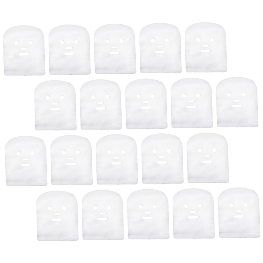 Baluue 100pcs Disposable Face Gauze Mask Sheets for Facial Thin Moisturizing Facial Mask Pads Enhance Skin Absorption Hydrate and Firm Skin Reduce Fine Wrinkles and High Frequency Use