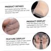 Beaupretty 100pcs Pre Cut Facial Gauze Mask Sheets for Spa Use Disposable Face Cover with Eye Nose Mouth Openings Soft Breathable Mesh for Skin Care and Facial Cream Treatments view 3