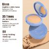 Face Powder Waterproof Sets Makeup, Controls Shine, Smooth Fine Lines for Flawless Lightweight Finish, Long Lasting Matte Compact Setting Powder Cosmetics Cruelty-free (Dark Complexion) view 3