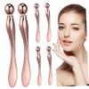 Beaupretty 6 Pcs Rose Gold Eye Cream Applicator with Metal Beauty Roller and Makeup Spatula Facial Massage Tool for Delicate Skin Portable Skincare Accessory for Women view 1
