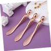 Beaupretty 6 Pcs Rose Gold Eye Cream Applicator with Metal Beauty Roller and Makeup Spatula Facial Massage Tool for Delicate Skin Portable Skincare Accessory for Women view 3