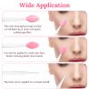 12 Pcs Silicone Scrub Lip Brush Double Side Lip Scrubber Exfoliator Nose Clean Blackhead Removal Brushes Pore Scrub Cleaning Brush Tool for Exfoliating Massaging Removal Color Skin Care DIY Mask view 3