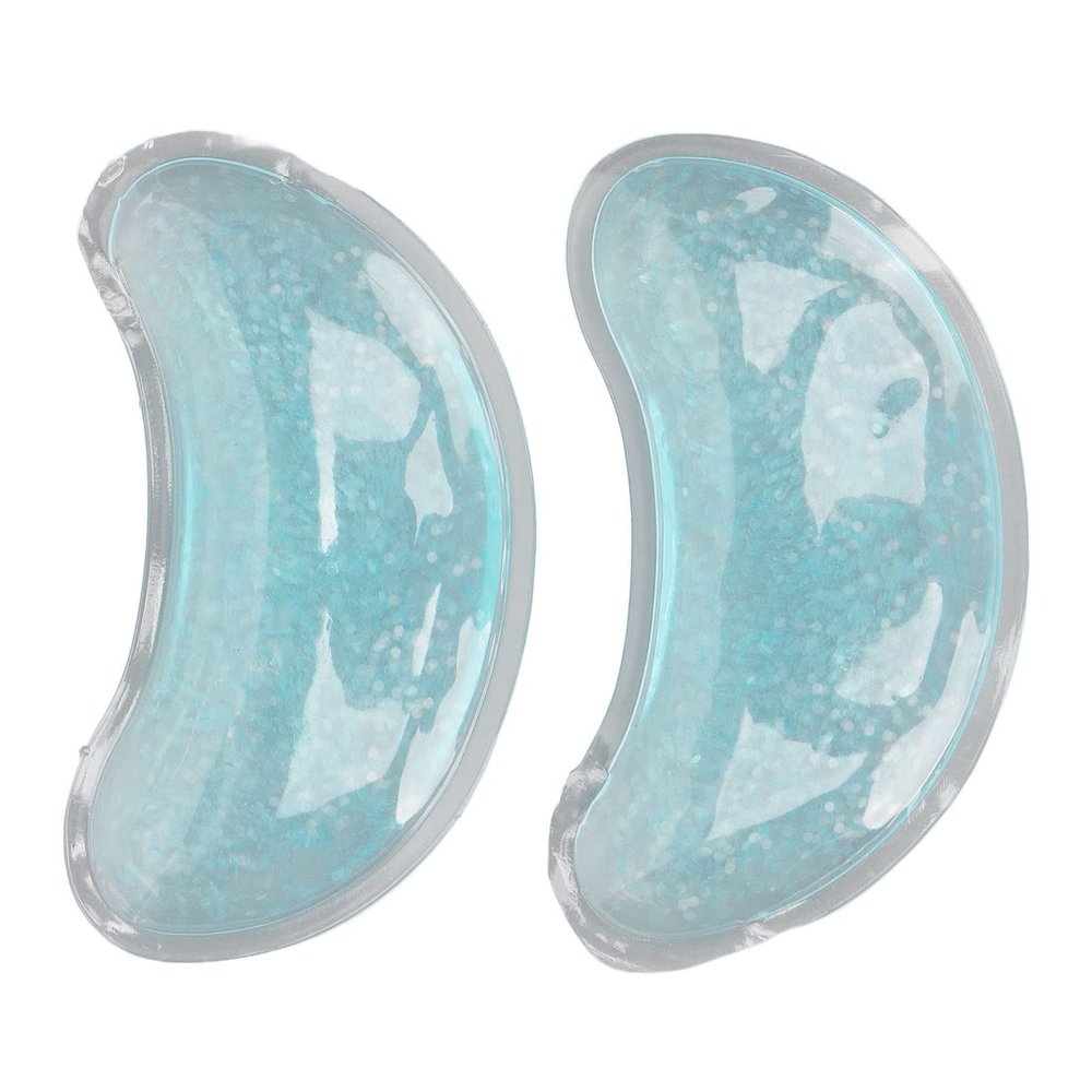 Cooling Eye Pads Reusable Hot Cold Patches for Puffy Eyes, Dark Circles and Eye Strain for Office Travel Home Use Eye Relax Portable Easy to Clean Skin Friendly