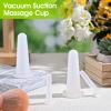 Classicseali 4 Pcs Facial Cups for Face,Silicone Facial Suction Cups, 2 Different Sizes of Silicone Facials Cuppings Tool for Anti-Aging Massage, Facials Cupping Set for Face, Neck, Eyes, White view 4