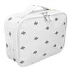 BAFOVY Travel Cosmetic Bag Toiletry Bag Nylon Large Capacity Portable for Makeup Brushes Skincare with Fashionable Design (A-Style (White)-Thickened) view 1