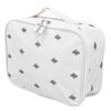 BAFOVY Travel Cosmetic Bag Toiletry Bag Nylon Large Capacity Portable for Makeup Brushes Skincare with Fashionable Design (A-Style (White)-Thickened) view 2