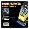 Advanced Electric Hair Cutting Machine, USB Charging Trimmer, delicately Designed Portable Hair Clipper, Easy to use a Gift(Black Gold Suit B) view 2