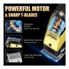 Advanced Electric Hair Cutting Machine, USB Charging Trimmer, delicately Designed Portable Hair Clipper, Easy to use a Gift(Black Gold Suit A) view 2
