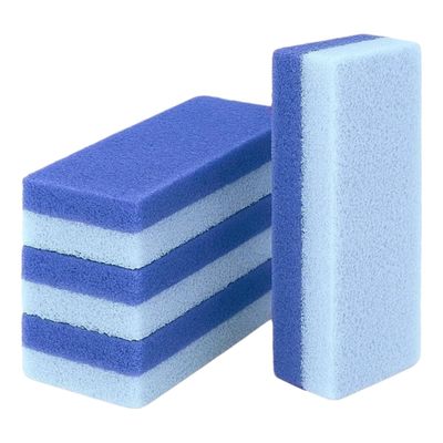Foot Pumice Stone for Feet  4 Pack Blue Callus Remover and Foot Scrubber for Hard Skin, Exfoliating Pedicure Tool for Smooth Heels & Soles