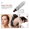 CATIEBYE Scalp Applicator Bottle with Dropper and Brush Transparent Black Hair Oil Applicator for Gentle Scalp Care Compatible with Hair Growth Serums Lightweight and Portable for Easy Use view 2