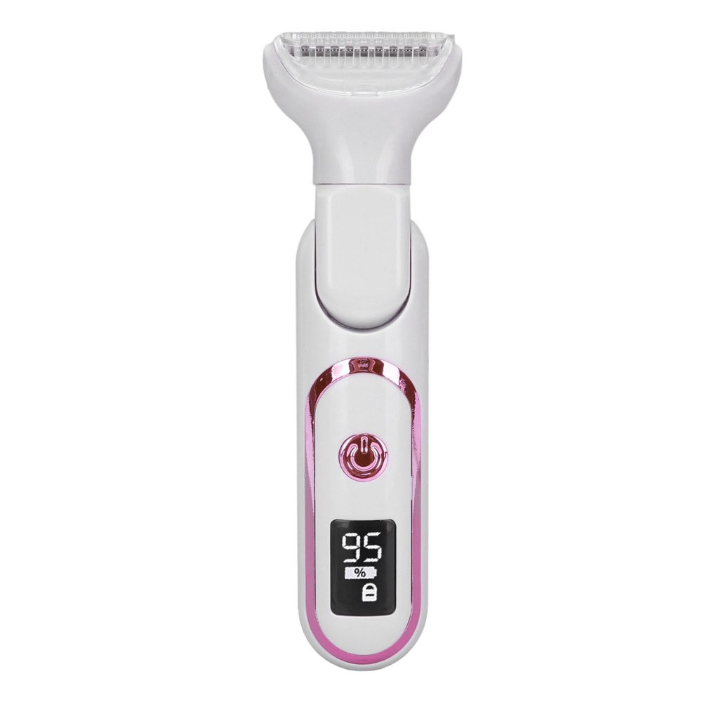 Qudinip 5 in 1 Electric Body Hair Trimmer, Epilator for Women Men Wet Dry Use with Replaceable Heads, Pubic Hair Groomer