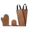 Self Tanning Mitt Set 3 in 1, Professional Back Applicator with Tanning Mitt and Mini Mitt, 23.2 Inch Back Strap, Self Tan Application Kit (Brown) view 1