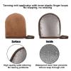 Self Tanning Mitt Set 3 in 1, Professional Back Applicator with Tanning Mitt and Mini Mitt, 23.2 Inch Back Strap, Self Tan Application Kit (Brown) view 4