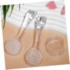 Wakauto 3pcs Nail Cleaning Brushes with Protective Covers Ergonomic Handle Fingernail Scrubber for Hands and Feet Dense Stiff Bristles Exfoliator Scrub Tool for Thorough Dirt Removal and view 4