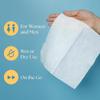 210 Count Disposable Face Towels Facial Cleansing Wipes, Quick Dry Makeup Remover Cloths, Soft Face Towelettes for Women & Men by WipesyWiz 7.9"x7.9" (Pack of 3) view 3