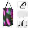 AOLXDE Flowers Colorful Butterfly 1 Print Toiletry Bag Travel Organizer Cosmetic Bags Wash Bag For Men Women,For Travel Gym Daily view 3