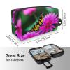 AOLXDE Flowers Colorful Butterfly 1 Print Toiletry Bag Travel Organizer Cosmetic Bags Wash Bag For Men Women,For Travel Gym Daily view 4