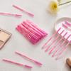 100 Pcs Disposable Silicone Eyelash Mascara Brushes Wands Applicator Eyebrow Brush Two-Toned Handle Makeup Tool Kit Set Tool Bulk Disposable Spoolies for Eyelash Extensions Lash Lift and Brows view 1