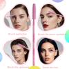 100 Pcs Disposable Silicone Eyelash Mascara Brushes Wands Applicator Eyebrow Brush Two-Toned Handle Makeup Tool Kit Set Tool Bulk Disposable Spoolies for Eyelash Extensions Lash Lift and Brows view 2
