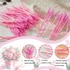 100 Pcs Disposable Silicone Eyelash Mascara Brushes Wands Applicator Eyebrow Brush Two-Toned Handle Makeup Tool Kit Set Tool Bulk Disposable Spoolies for Eyelash Extensions Lash Lift and Brows view 4