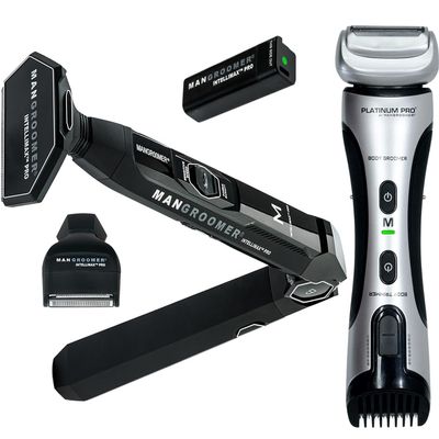 MANGROOMER $20 Body Groomer Bundle Offer - INTELLIMAX PRO 3.0 Back Shaver, get a Platinum PRO Body Groomer for only $20 Extra