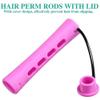 ariarly 20 Pcs Hair Perm Rods Set Perm Rollers Set Cold Wave Rods DIY Curling Tools Hair Curling Rods for Home or Salon Styling Long & Short Hair (Yellow 2.0CM) view 3