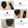 Baluue 3pcs Hair Bun Maker Headband for Women Twisting Bowknot Hair Accessories Stretchy Styling Tool for Chignon Ballet Bun French Twist Hairstyles view 3
