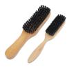 Aoaoy 2 PCS Beard Brush Ergonomic Handle Mustache Straightening Beard Grooming Styling Brush for Men view 3