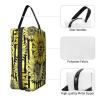 AOLXDE Bees Sunflowe Print Toiletry Bag Travel Organizer Cosmetic Bags Wash Bag For Men Women,For Travel Gym Daily view 3