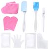 Baluue Paraffin Wax Moisturizing Gloves and Foot Covers for Hand and Foot Care Exfoliating Scrub Accessory with Heat Preservation Cotton Material Fits Random Color view 1