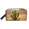 AOLXDE Desert Cactus Print Toiletry Bag Travel Organizer Cosmetic Bags Wash Bag For Men Women,For Travel Gym Daily view 1