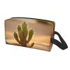 AOLXDE Desert Cactus Print Toiletry Bag Travel Organizer Cosmetic Bags Wash Bag For Men Women,For Travel Gym Daily view 2